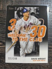 2023 Topps WC-5 DAVID WRIGHT Auto 30/30 /299 Welcome to the Show New York Mets