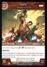 Sistema VS: Ares, Mighty Avenger [Jugado] VS: Universo Marvel TCG CCG Clásico Mar