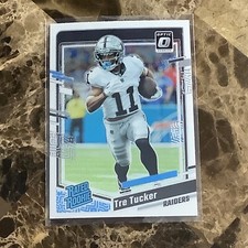 2023 Optic Tre Tucker RATED ROOKIE #261 Panini Raiders Donruss RC Base B-20