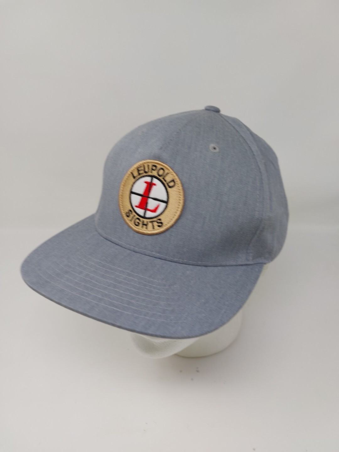 Leupold Sights Snapback Hat Adjustable Solid Gray… - image 2