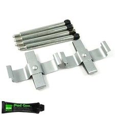 REAR BRAKE PAD PIN FITTING KIT FIT: MERCEDES SL CLASS R129 95-01 SOLID BPF1713B