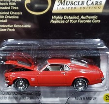 Johnny Lightning 70 1970 Ford Mustang Boss 429 Gold Series Muscle Car Lmtd Wrrs