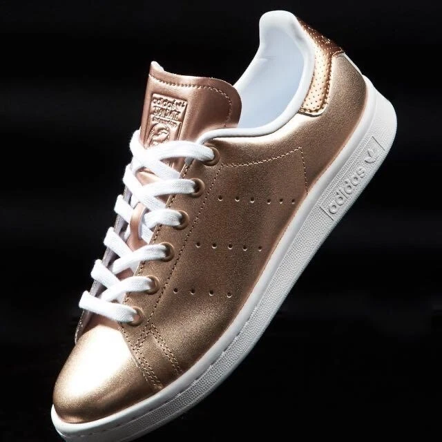 Adidas Stan Smith Rose Gold / Copper Kettle Shoes 8 Retails $90