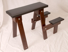 Wooden Spanking Bench - Solid, functional and demountable - BDSM Dungeon gear