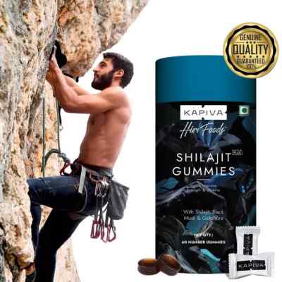 Kapiva Pure Shilajit Resin Gummies. Kraft, Ausdauer, Immunität steigern - 60 ...