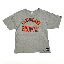 Vintage STARTER Mens XL MADE IN USA Cleveland Browns Shirt NFL 90s Single Stitch