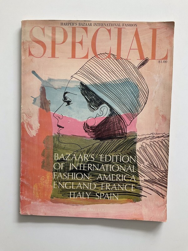 HARPER’S BAZAAR MAGAZINE FALL 1962 ANDY WARHOL COVER
