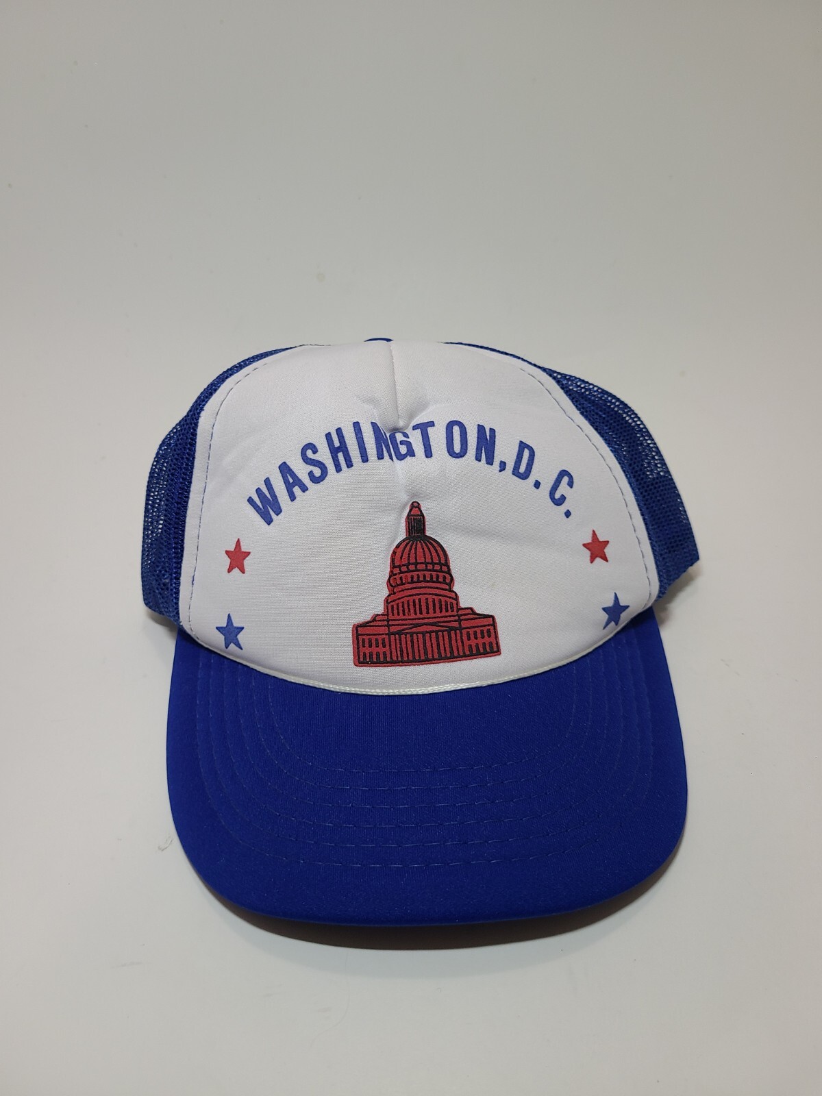 Vintage USA Washington D.C. Red White Blue Snap Back Trucker