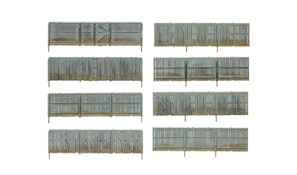 Woodland Scenics N 2995 Privacy Fence Residential Scenery Detail Set - Image 2 of 4