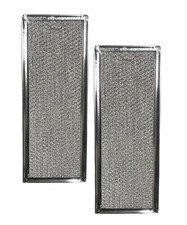Compatible GE G-8102 WB02X1582 Grease Mesh Microwave Range Hood Filters 2-Pack 