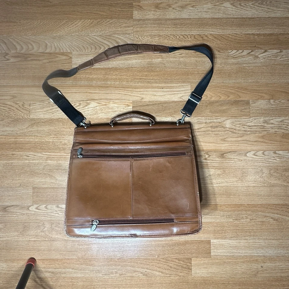 McKlein EE. UU. Cuero Mensajero Bolso Cartera Laptop Maletín Correa para el Hombro Foto 2 de 4