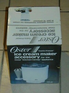 Oster Kitchen Center Ice Cream Maker Accessory Attachment Quick