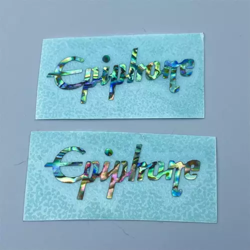 2 PCS Epiphone Guitar Mother of Pearl Decal Sticker Pattern Inlay From Korea