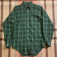 Vintage 60's JC Penneys Plus New Wool Plaid Shirt Size Small Made in Japan!!!
