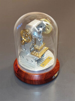 4.7'' Stamping Press mini Model Rotatable Electric Mechanical Toy Gifts Model