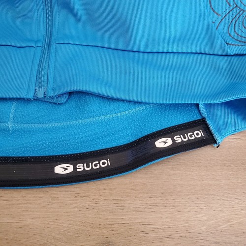 Sugoi Womens Top M Blue Hotshot Jersey Cycling Top Full Zip Up - Picture 18 of 19