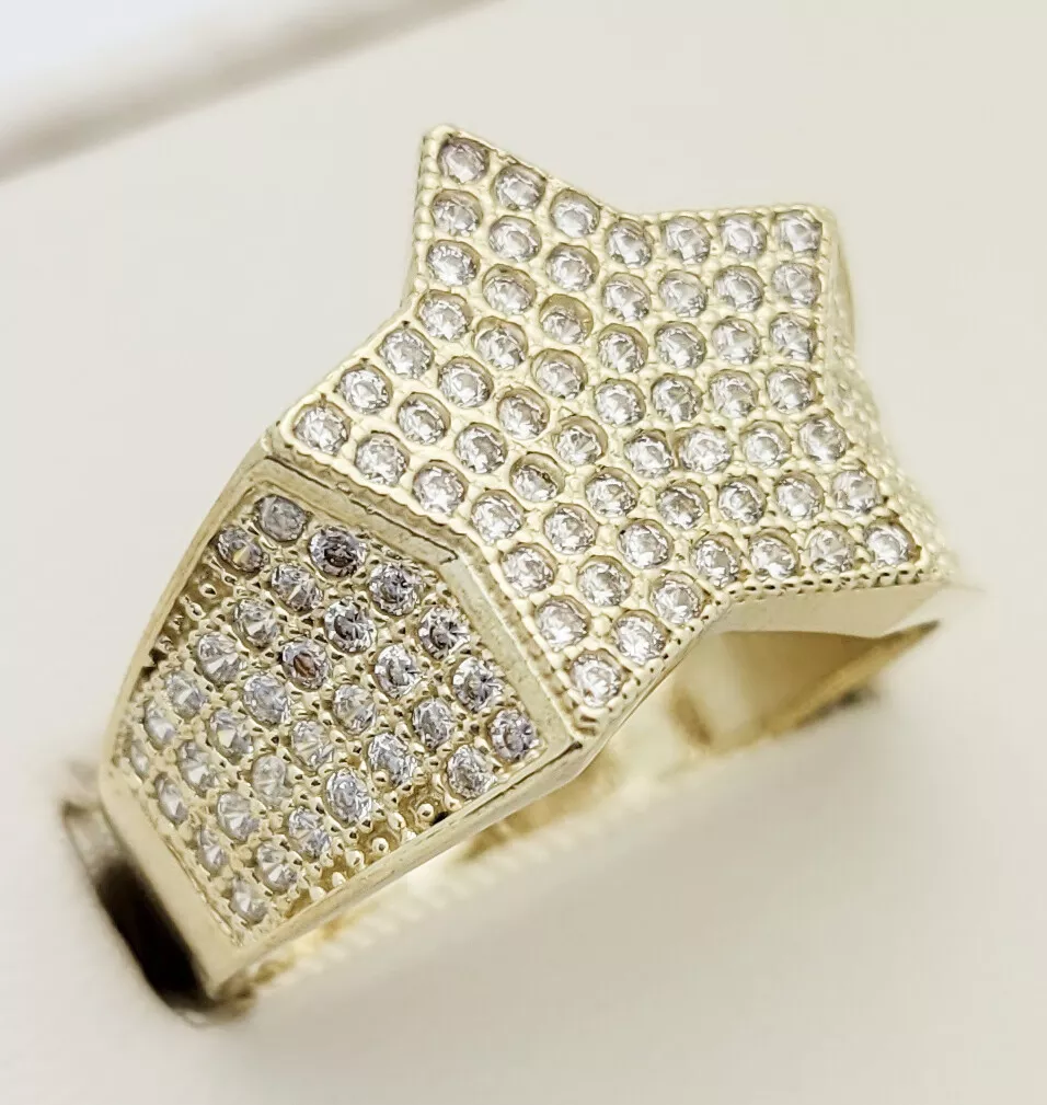 2022年春の yellow 10k gold Ring Star Cz リング - surreyonmain.com