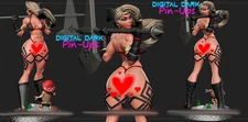 18+ Sexy Amazon Pinup Figure NSFW Fanart Multi Scale Unpainted
