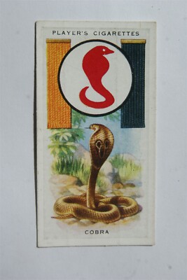1933 Player's Boy Scout & Girl Guide Patrol Signs & Embleme No. 3 Cobra
