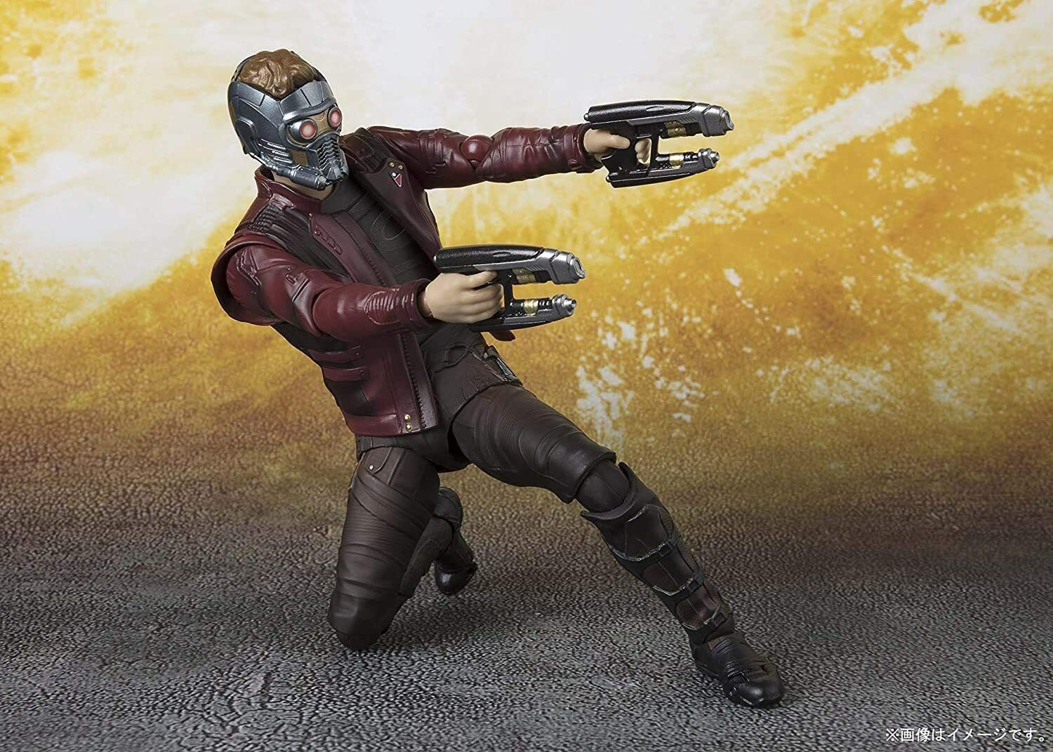 BANDAI S.H.Figuarts STAR LORD Avengers Infinity War Action Figure Peter  Quill