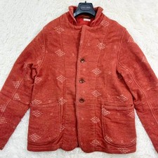 Kapital 2015AW Jacket All-over Print Brushed Fabric Red Size 3 ship From JAPAN  