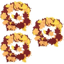 300Pcs Thanksgiving Paper Confetti Multi Color Maple Leaf Party Decor