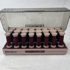 Windmere Gentle Curls 24 SS 242R Hot Rollers Set With 24 Clips Vintage Works