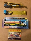 Vintage Matchbox Lesney Superkings King Size Lot K-16 DAF With Catalog 1969