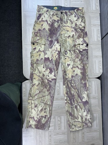 Vintage USA Made Camouflage Jagdhose Herren 34x31 Soft Fleece Jagd Cabelas - Bild 1 von 23