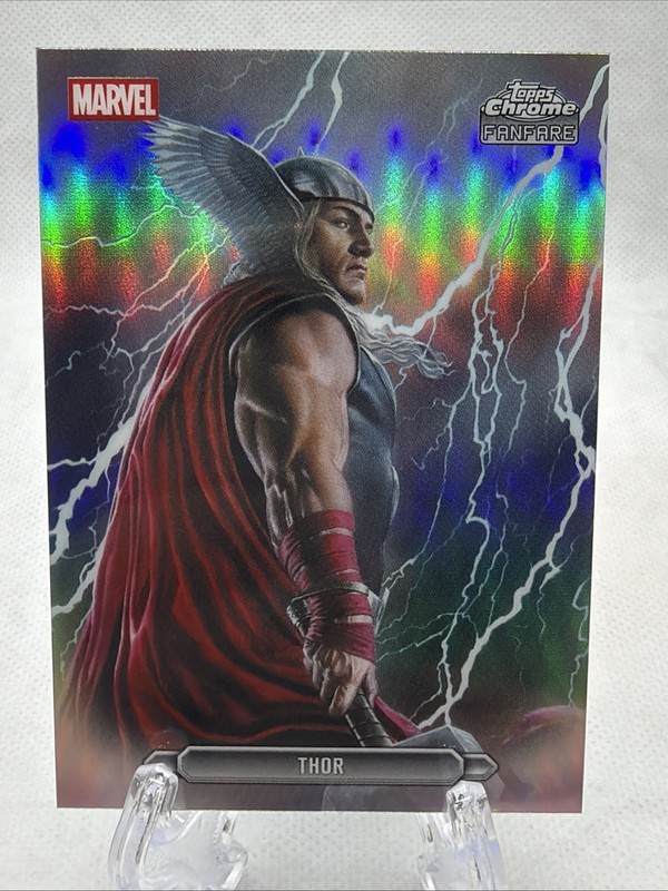 2026 Topps Chrome Marvel Thor Fanfare Refractor SP