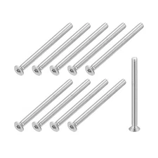 20Pcs M3x40mm Flat Socket Head Countersunk Machine Screws 304 Stainless Steel