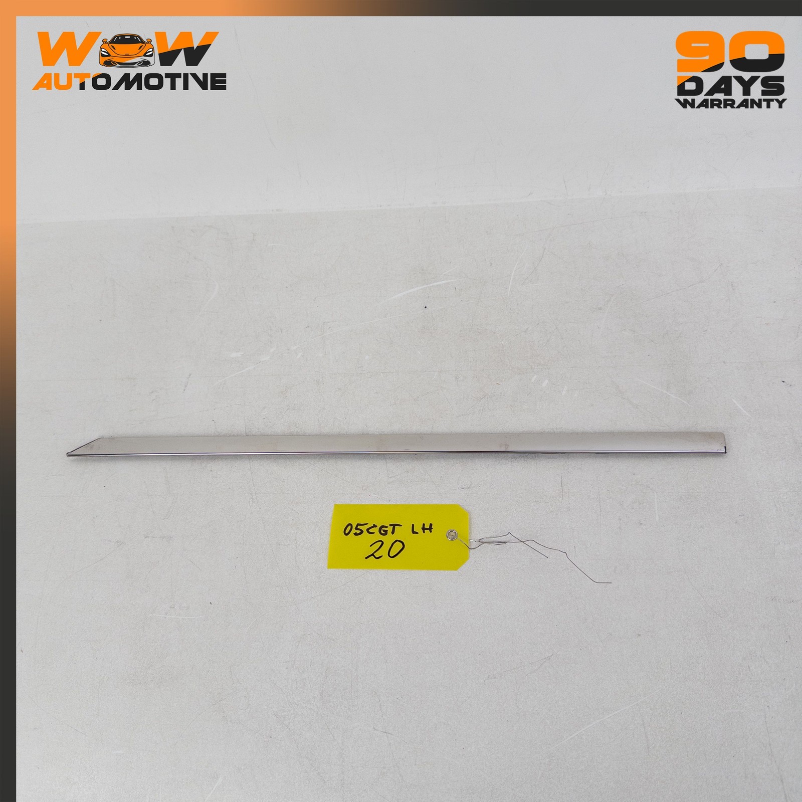 Bentley Continental GT Speed 2004-2010 Rear Left Lower Body side molding Silver