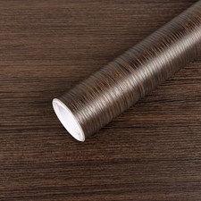 Wood Contact Paper Dark Brown Peel and Stick Wallpaper 15.7''x118'' New