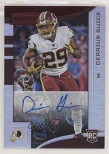 2018 Panini Rookies & Stars Longevity Signatures /75 Derrius Guice #121 Auto fm0