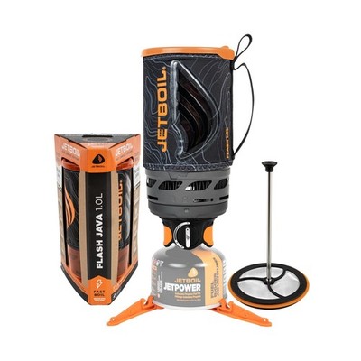 Jetboil Flash Java 1.0L Portable Fast Boil Stove with Silicone French Press a...
