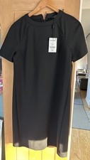 BNWT LADIES NEXT SIZE 12 BLACK SHIFT DRESS
