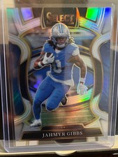 Jahmyr Gibbs 2025 Panini Select Concourse  Silver Holo Prizm Detroit Lions