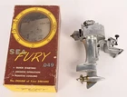 Vintage ALLYN’s SEA FURY .049 Gas Marine Outboard Boat Motor w/Original Box.