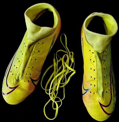 Nike Mercurial Vapor 13 Shoe Yellow Lemon Venom Men s Sz 9 Soccer Cleats W/Laces