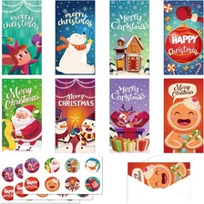Christmas Cash Money Card with Envelopes, 72 Xmas One Size, multicolor 