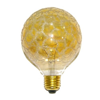 Sigor Globe Glühbirne G95 60W E27 230V Krokoeis Gold Glühlampe warmweiß dimmbar