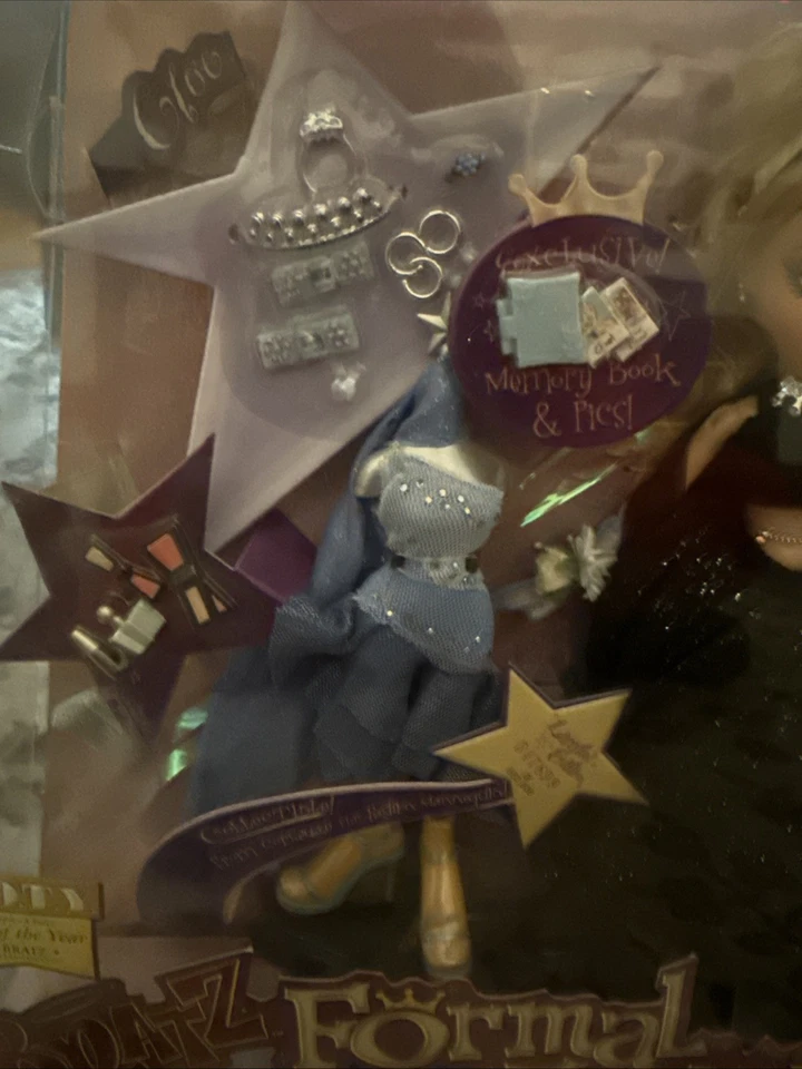 Bratz Formal Funk Girls Cloe V1 舞会娃娃 2003 限量版 - * 珍品* 未拆封 — 第 3/4 张图片