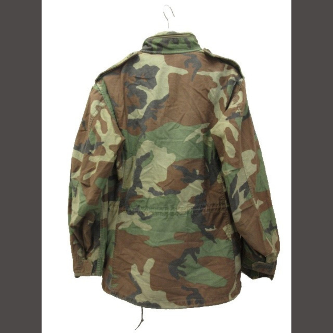 Vintage 80s US ARMY M-65 Field Jacket Woodland Camo S