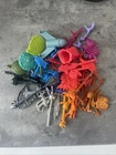TMNT Teenage Mutant Ninja Turtles Vintage Lot Of 50 Accessories Weapons!
