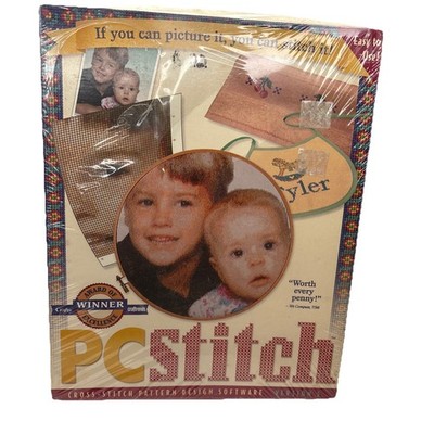 PC Stitch Cross-Stitch Pattern Design Software Version 5 New Sealed