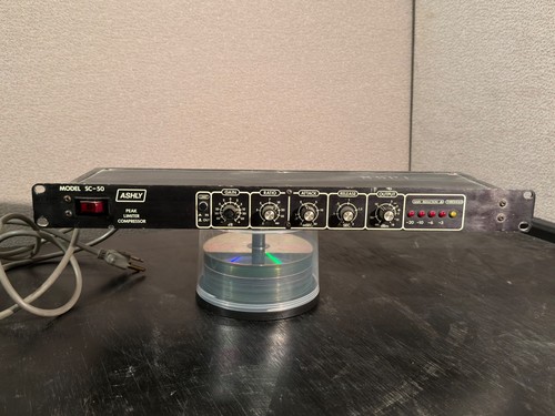 Ashly SC-50 Black Peak Limiter Compressor Vintage Rack