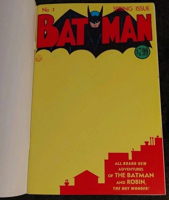BATMAN #1 FACSIMILIE BLANK VARIANT. 2023. BAGGED & BOARDED. FREE UK P&P. NM.