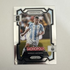Panini 2026 Monopoly Prizm FIFA World Cup Sergio Agüero Argentina #6 Soccer Card