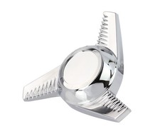 Og Lowrider Classic Right 3-bar Fluted Bicycle Knock Off Spinner Chrome
