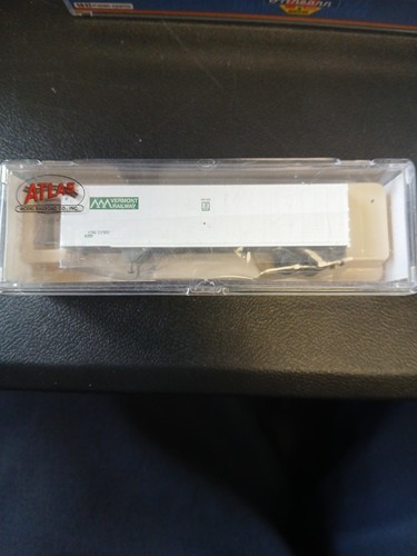 Remolque de caja Atlas escala N, #2966-1 45' ferrocarril Vermont #237892 | Condition: New